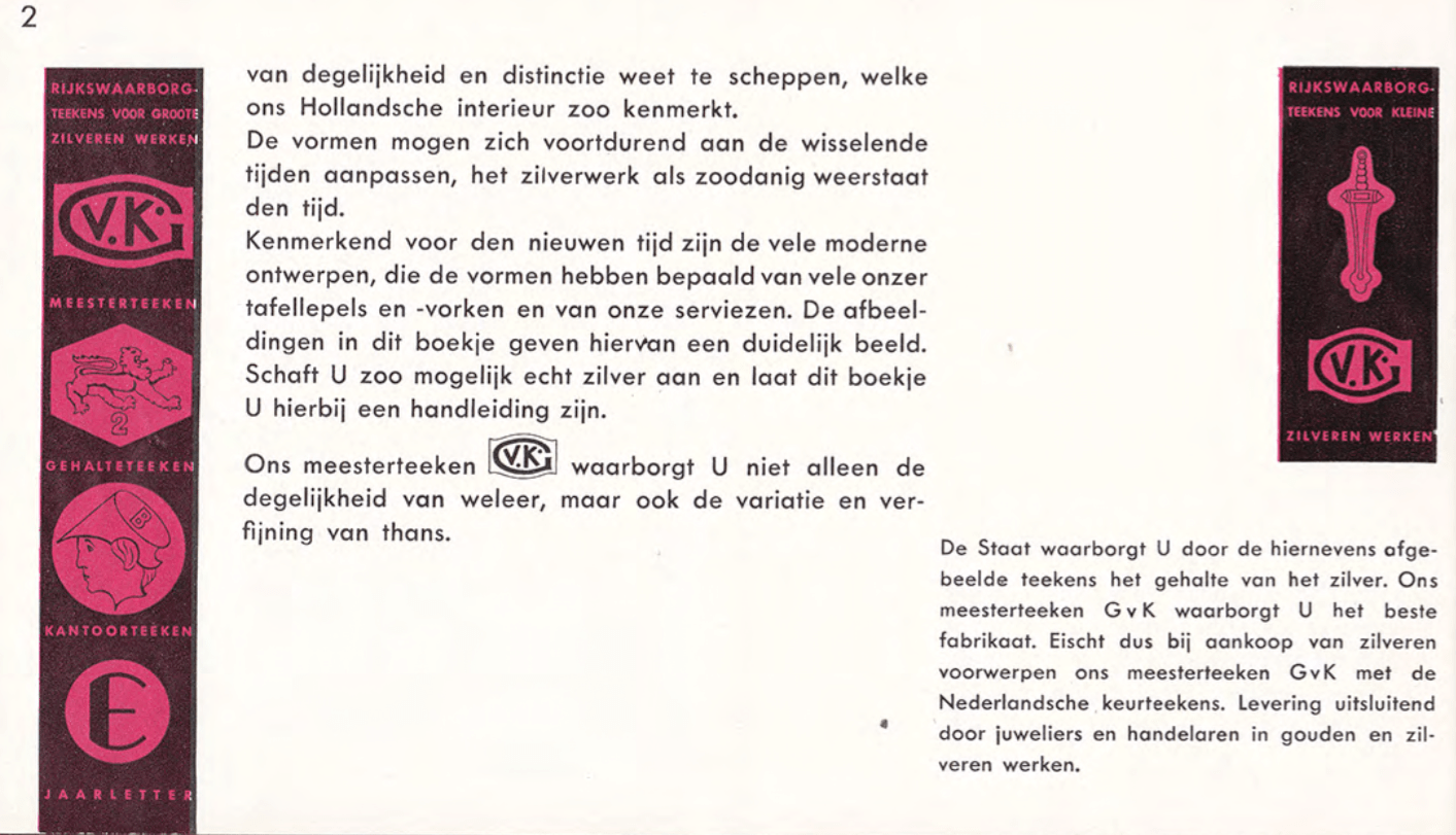 Oud verkoopcatalogus Gerritsen & van Kempen Zilver.nl
